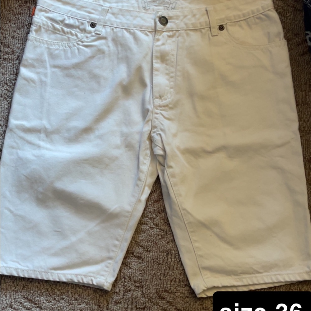 robin jean jorts w/ black crystals